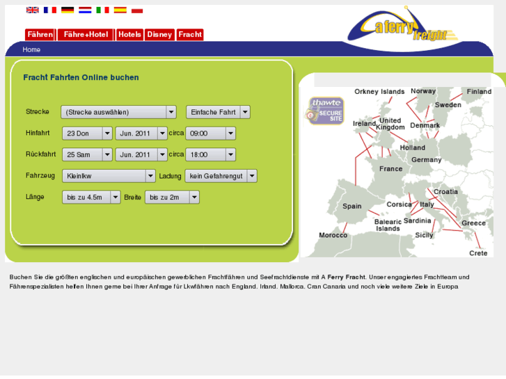 www.aferryfracht.de