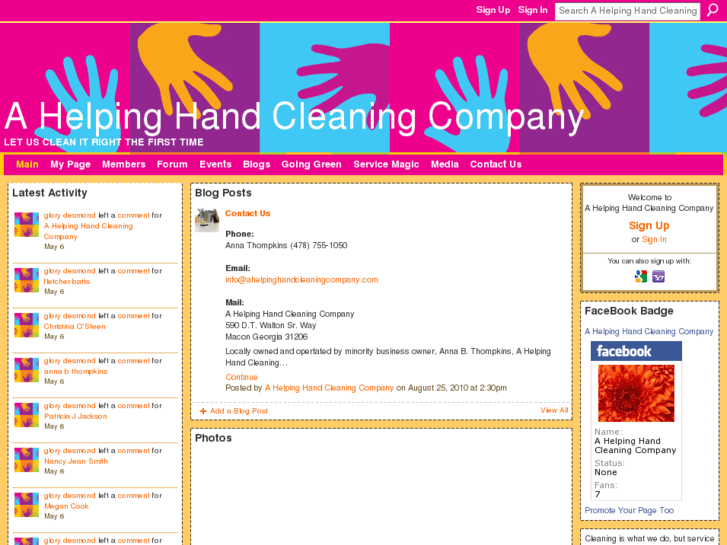 www.ahelpinghandcleaningcompany.com