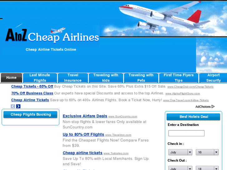 www.atozcheapairlines.com