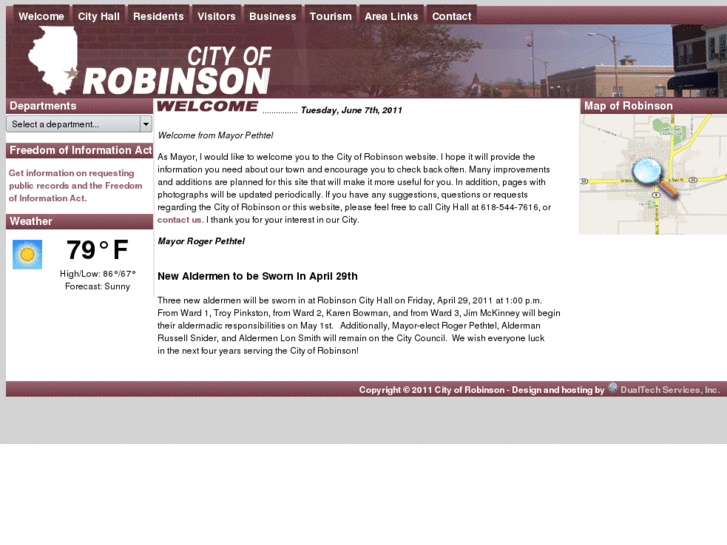 www.cityofrobinson.com