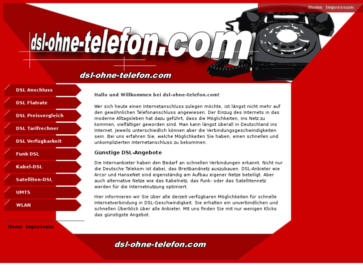 www.dsl-ohne-telefon.com