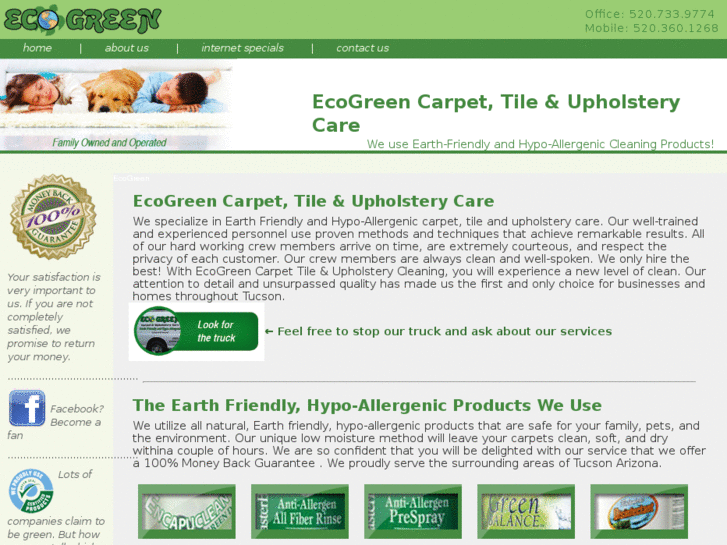 www.ecogreencarpetandupholsterycare.com