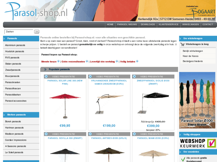 www.parasol-shop.nl