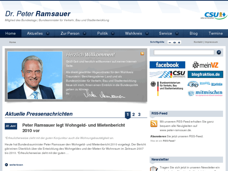 www.peter-ramsauer.de