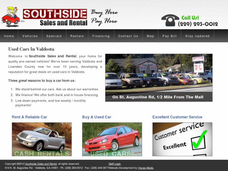 www.southsidesalesandrental.com