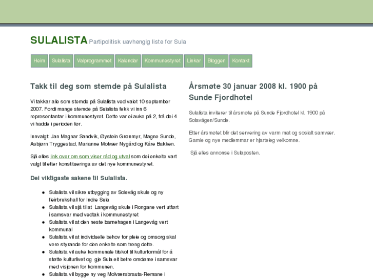 www.sulalista.org