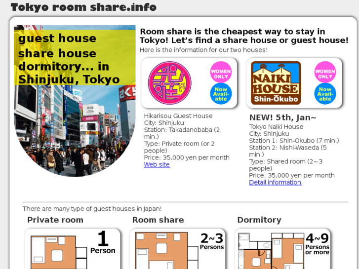 www.tokyo-roomshare.info