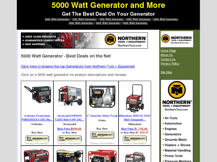 www.5000wattgenerator.com