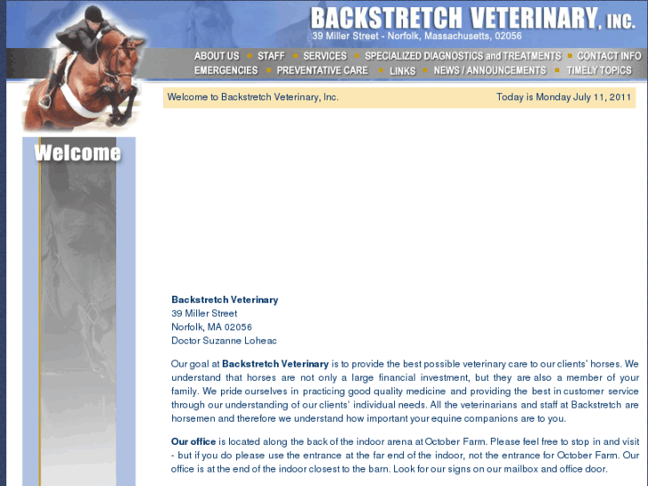 www.backstretchvet.com