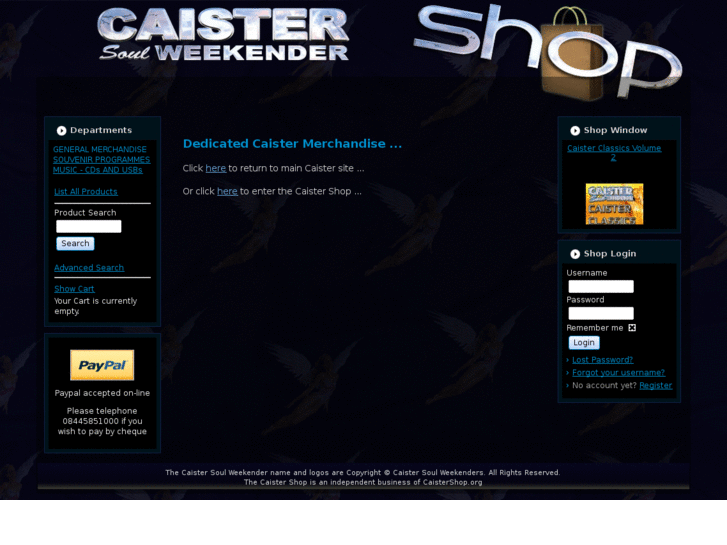 www.caistershop.org