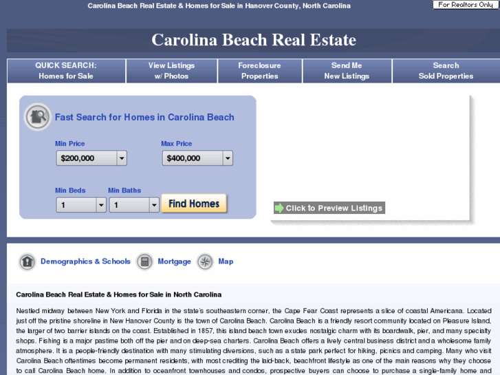 www.carolinabeach-realestate.com