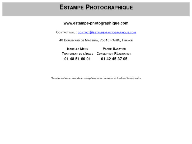 www.estampe-photographique.com