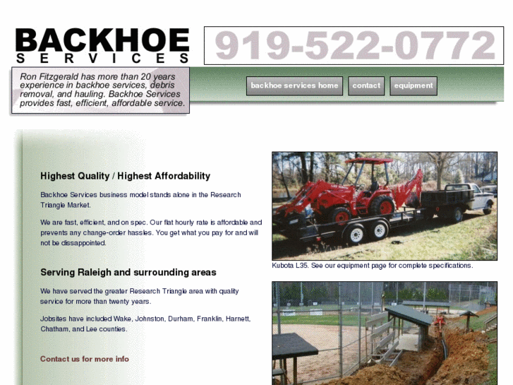 www.raleigh-backhoe.com