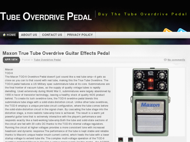 www.tubeoverdrivepedal.com