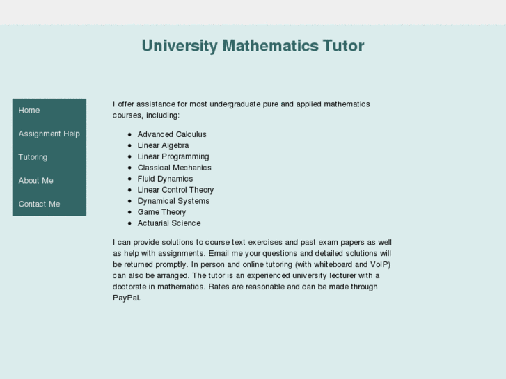 www.universitymathematicstutor.com