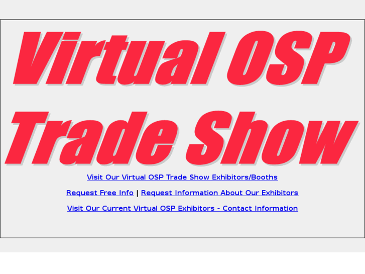 www.virtualosptradeshow.com