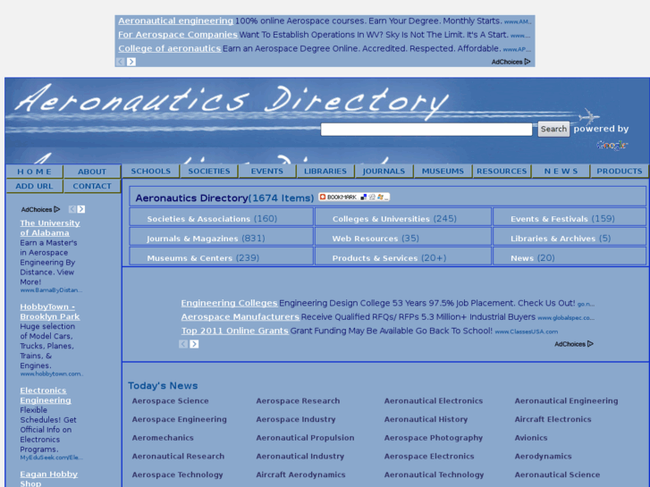 www.aeronautics-directory.com