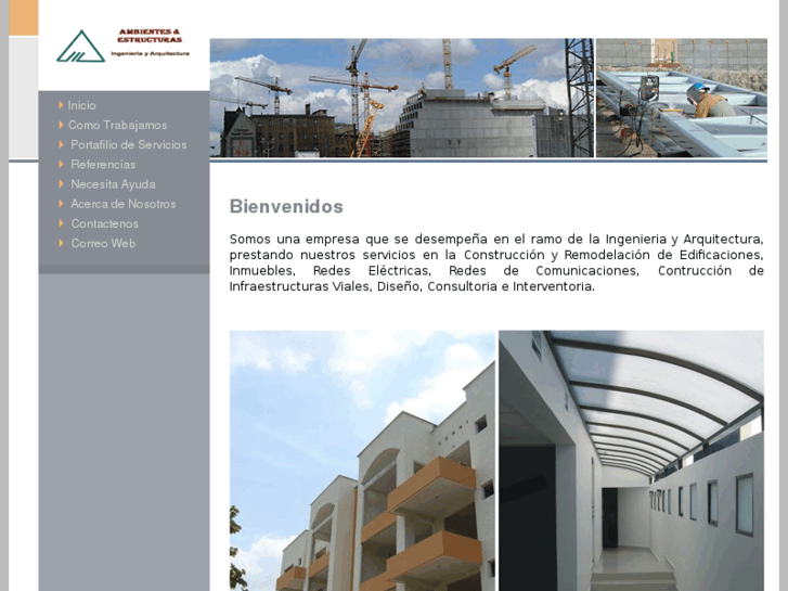 www.ambientesyestructuras.com