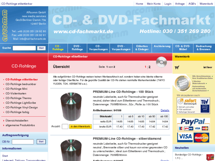 www.cd-fachmarkt.de