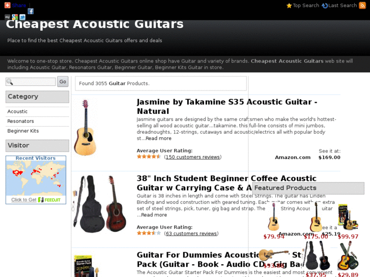 www.cheapestacousticguitars.com