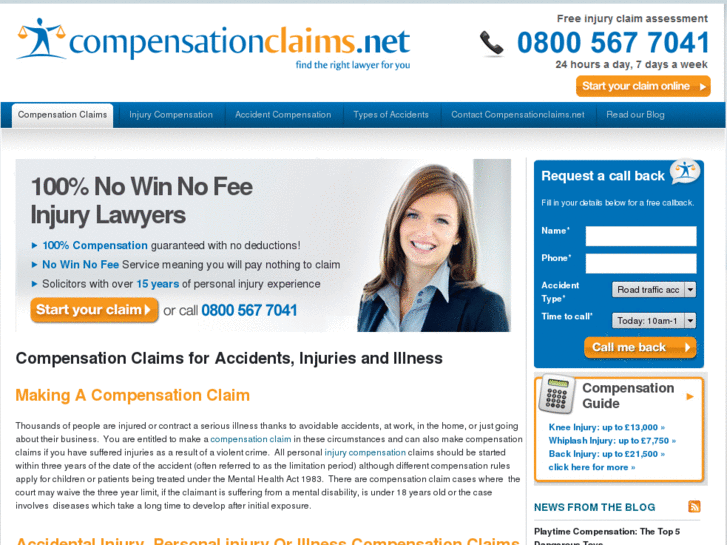 www.compensationclaims.net