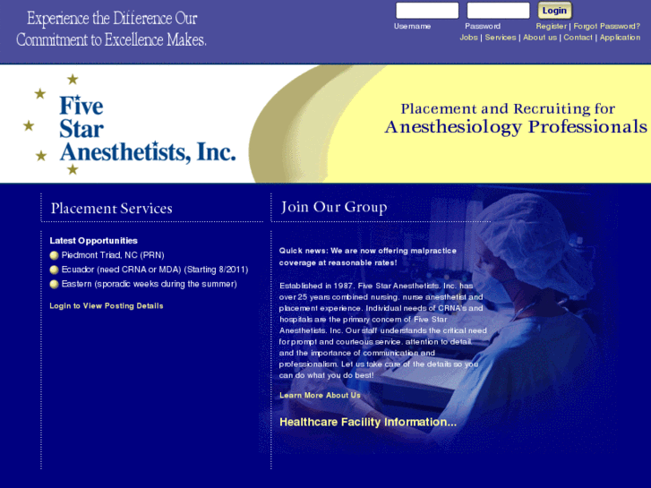 www.fivestaranesthetists.com