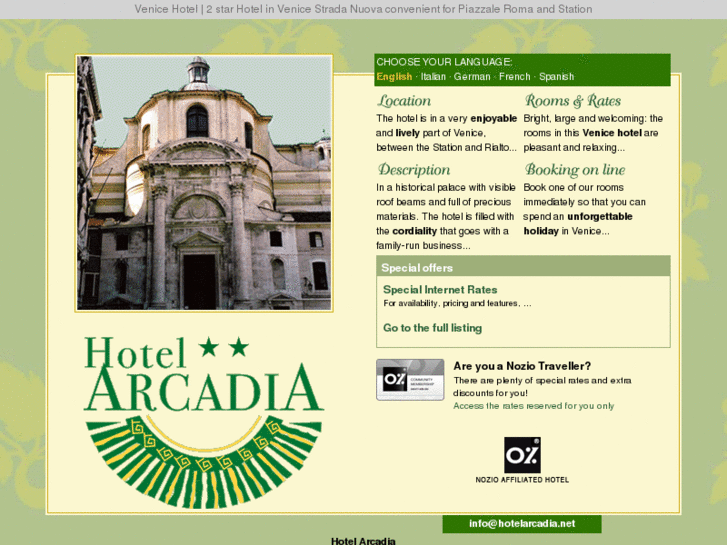 www.hotelarcadia.net