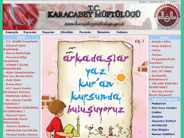 www.karacabeymuftulugu.gov.tr