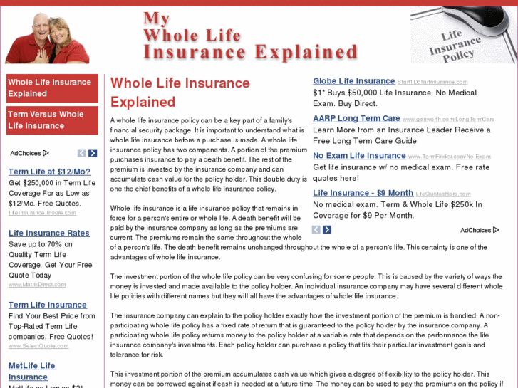 www.mywholelifeinsuranceexplained.com