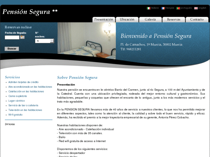 www.pensionsegura-murcia.com