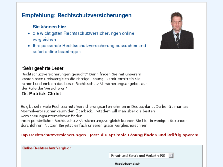 www.rechtschutz-versicherungen.net