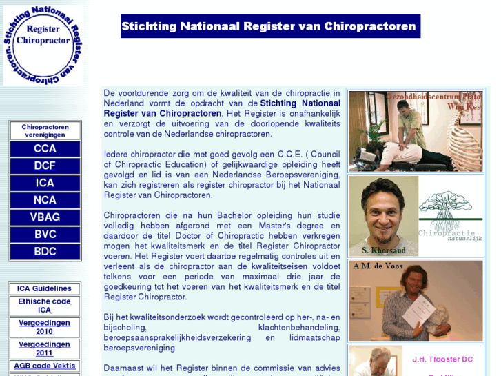 www.registerchiropractor.nl