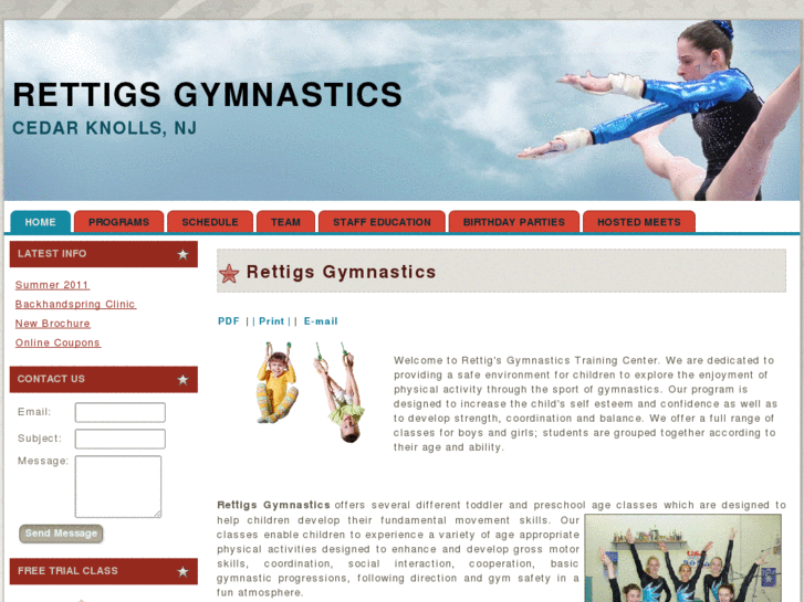 www.rettigsgymnastics.com