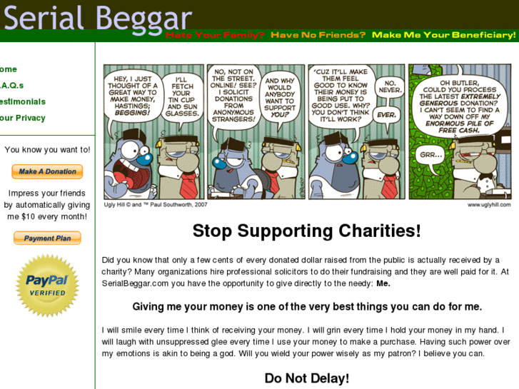 www.serialbeggar.com