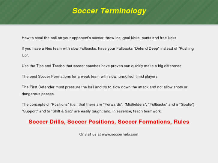 www.soccerterminology.org
