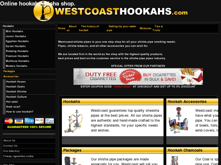 www.westcoasthookahs.com