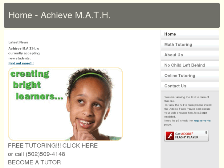 www.achievemathtutoring.com