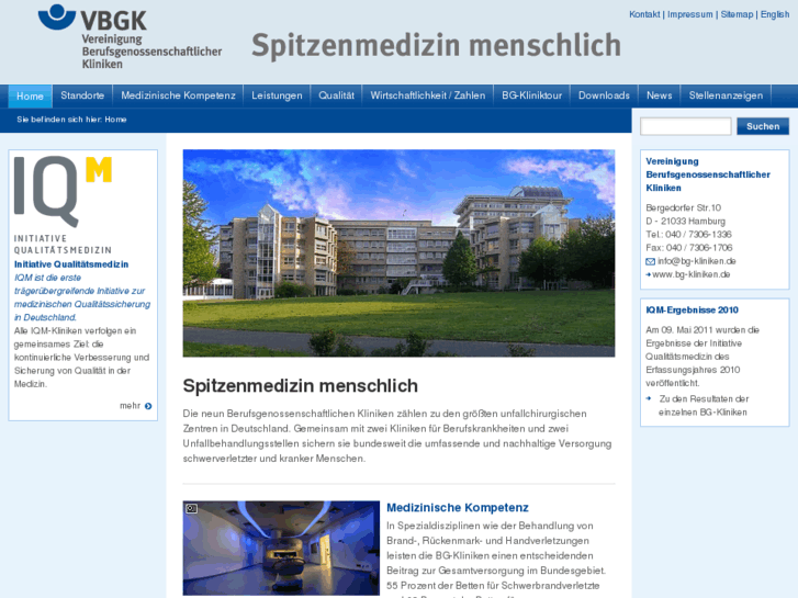 www.bg-kliniken.de