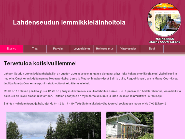 www.lemmikkielainhoitola.com