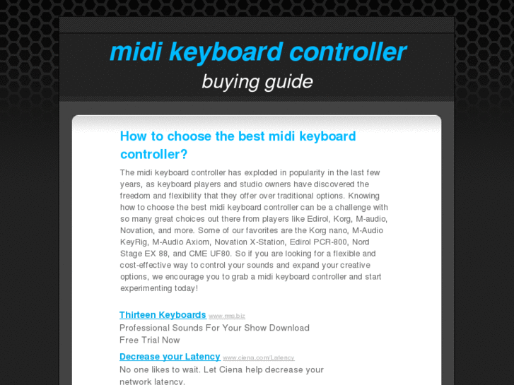 www.midikeyboardcontroller.com