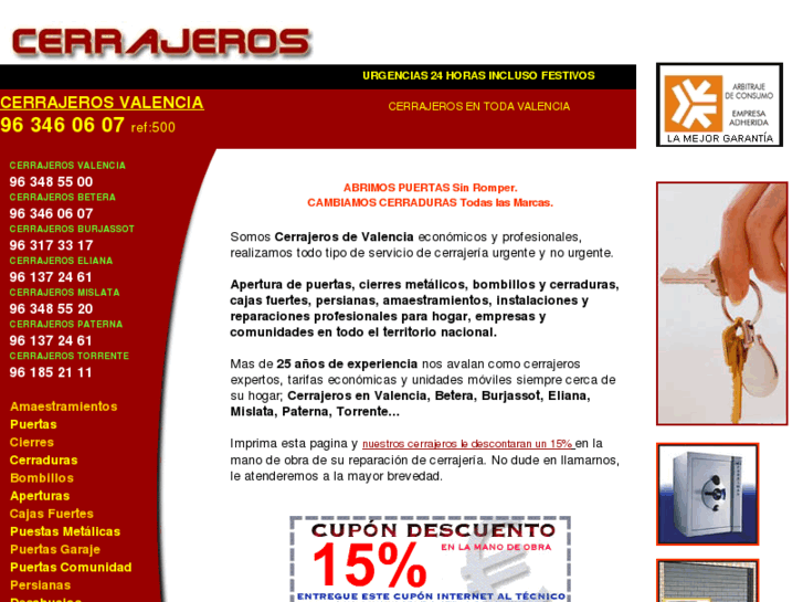 www.cerrajerovalencia.com