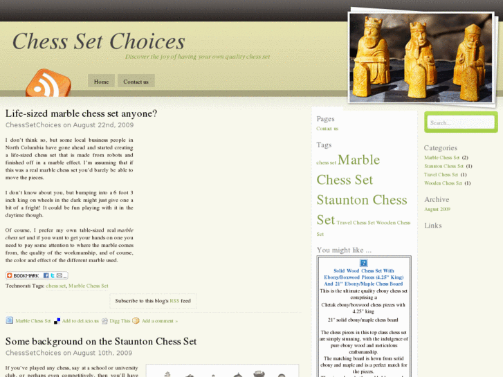 www.chesssetchoices.com