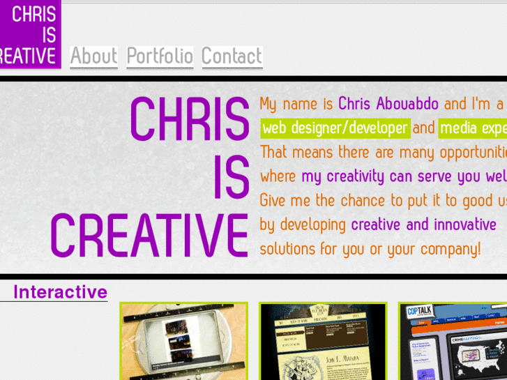 www.chrisiscreative.com
