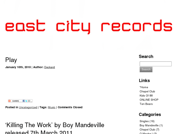 www.eastcityrecords.com