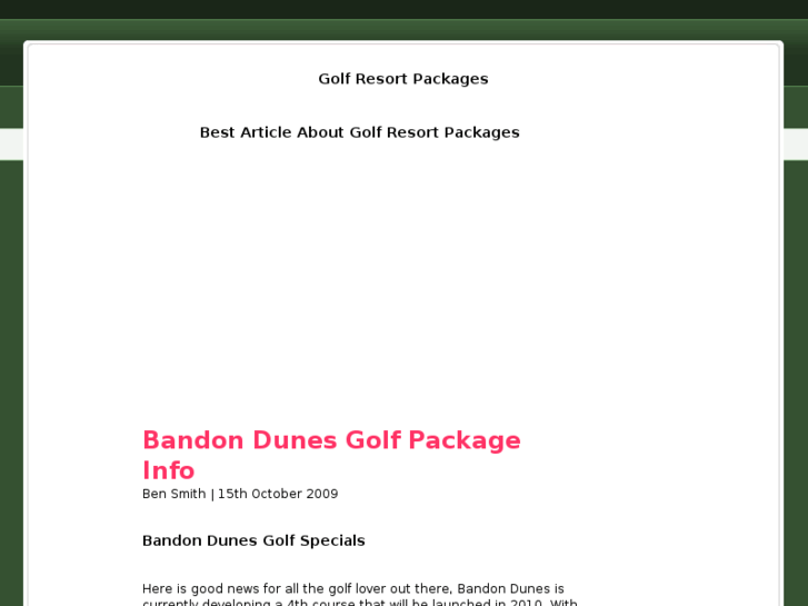 www.golfresortpackages.net