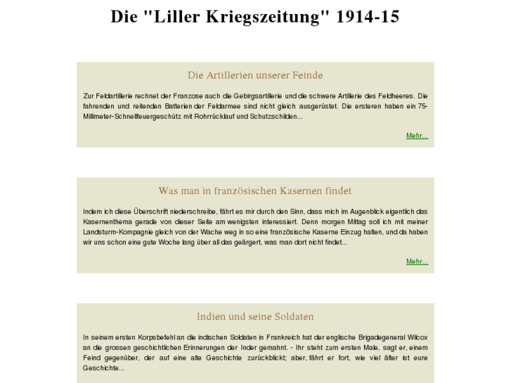 www.kriegszeitung.de