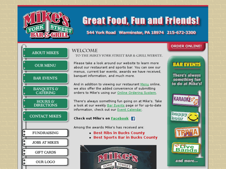 www.mikesyorkstreetbarandgrill.com