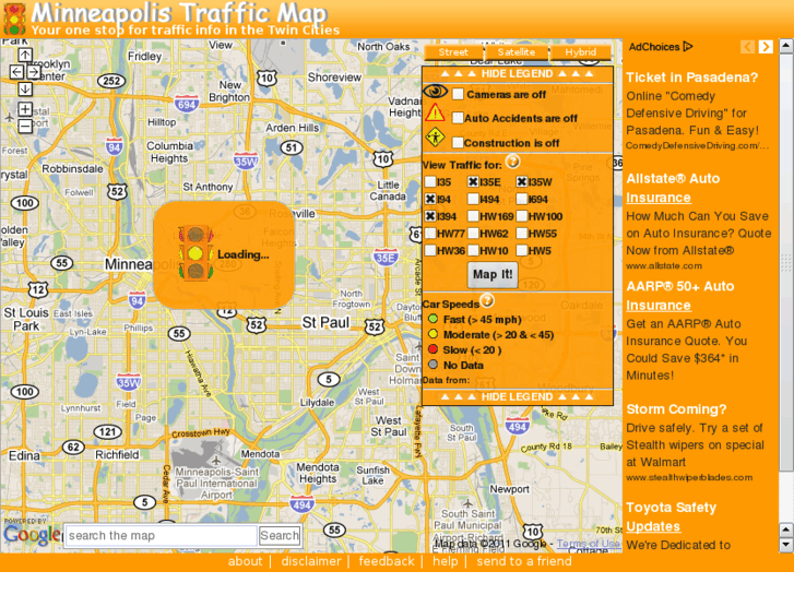 www.minneapolistrafficmap.com