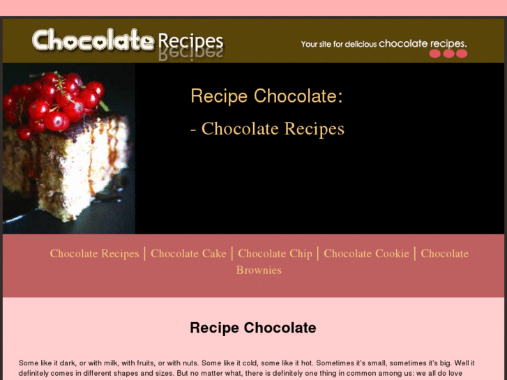 www.recipechocolate.org