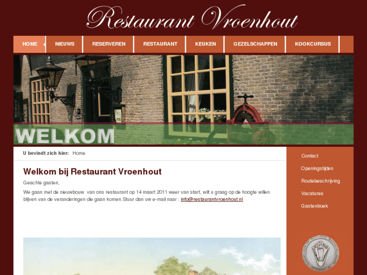 www.restaurantvroenhout.nl